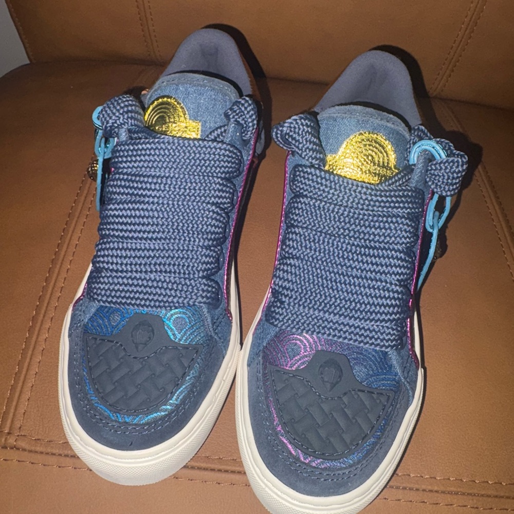 Kurt Geiger London Southbank Tag Sneakers Jean Blue (New)